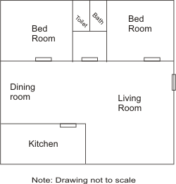 House Plan House Plan Drawing 2 Bedroom
